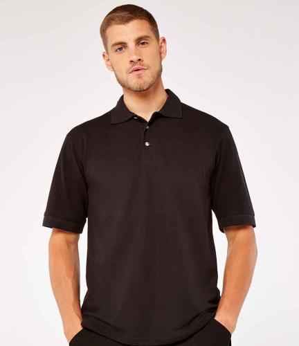 Kus. Kit Chunky Pique Polo - Black - L